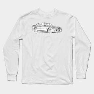 Lotus Carlton Wireframe Long Sleeve T-Shirt